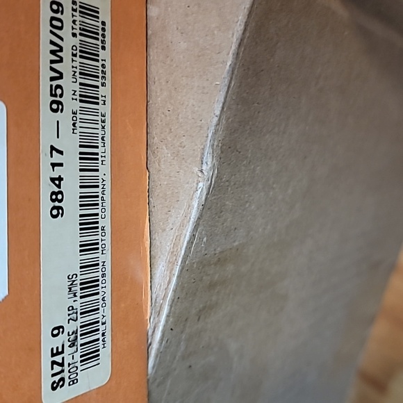 Harley davidson leather riding boots new Women's 9 - Picture 11 of 11